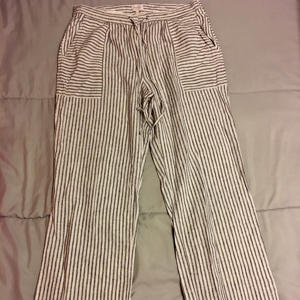 Laundry Wide Leg Linen Pants
